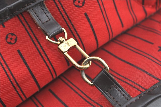 Authentic Louis Vuitton Damier Neverfull MM Shoulder Tote Bag N51105 LV J1527