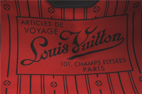 Authentic Louis Vuitton Damier Neverfull MM Shoulder Tote Bag N51105 LV J1527