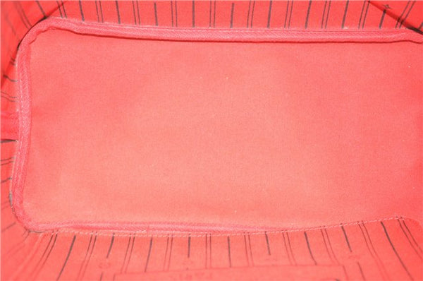 Authentic Louis Vuitton Damier Neverfull MM Shoulder Tote Bag N51105 LV J1527