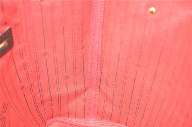 Authentic Louis Vuitton Damier Neverfull MM Shoulder Tote Bag N51105 LV J1527