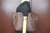 Authentic Louis Vuitton Damier Neverfull MM Shoulder Tote Bag N51105 LV J1527