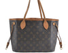 Authentic Louis Vuitton Monogram Neverfull PM Shoulder Tote Bag M40155 LV J1540