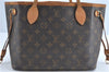 Authentic Louis Vuitton Monogram Neverfull PM Shoulder Tote Bag M40155 LV J1540