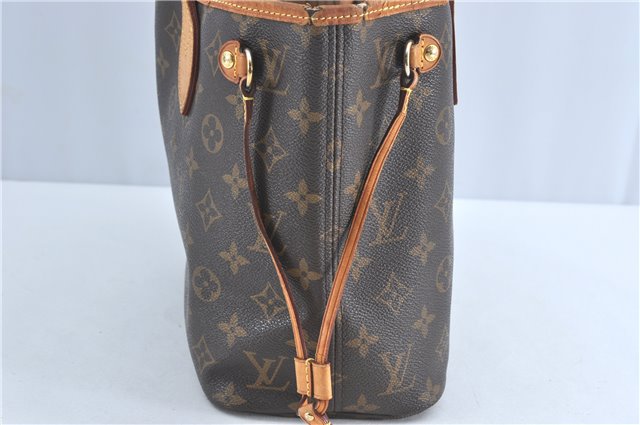 Authentic Louis Vuitton Monogram Neverfull PM Shoulder Tote Bag M40155 LV J1540