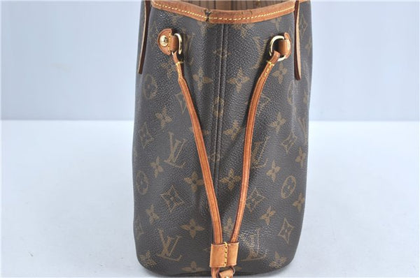 Authentic Louis Vuitton Monogram Neverfull PM Shoulder Tote Bag M40155 LV J1540