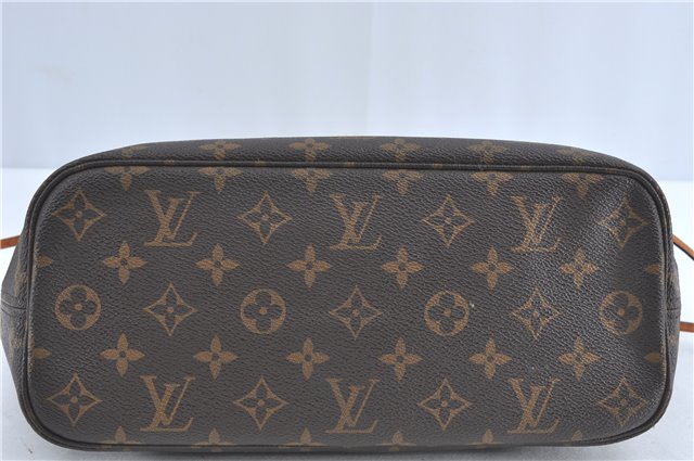 Authentic Louis Vuitton Monogram Neverfull PM Shoulder Tote Bag M40155 LV J1540