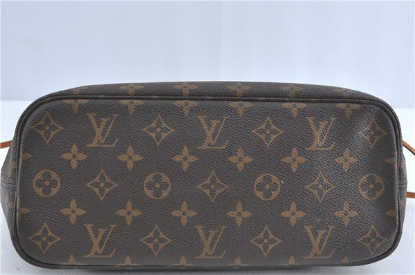Authentic Louis Vuitton Monogram Neverfull PM Shoulder Tote Bag M40155 LV J1540