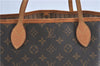 Authentic Louis Vuitton Monogram Neverfull PM Shoulder Tote Bag M40155 LV J1540