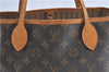 Authentic Louis Vuitton Monogram Neverfull PM Shoulder Tote Bag M40155 LV J1540