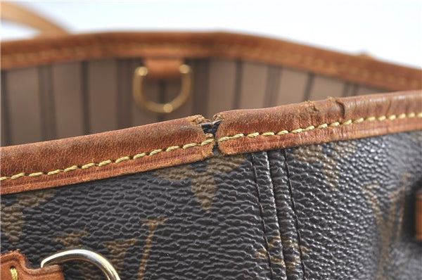 Authentic Louis Vuitton Monogram Neverfull PM Shoulder Tote Bag M40155 LV J1540