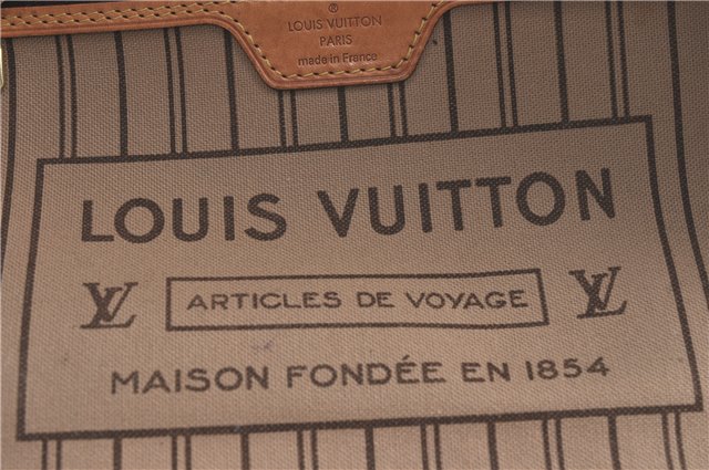 Authentic Louis Vuitton Monogram Neverfull PM Shoulder Tote Bag M40155 LV J1540