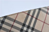 Authentic BURBERRY BLUE LABEL Check Shoulder Cross Bag Nylon Leather Beige J1661
