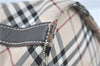 Authentic BURBERRY BLUE LABEL Check Shoulder Cross Bag Nylon Leather Beige J1661