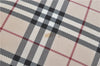 Authentic BURBERRY BLUE LABEL Check Shoulder Cross Bag Nylon Leather Beige J1661