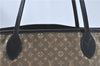 Auth Louis Vuitton Monogram Idylle Neverfull MM Tote Bag Navy M40514 LV J1851