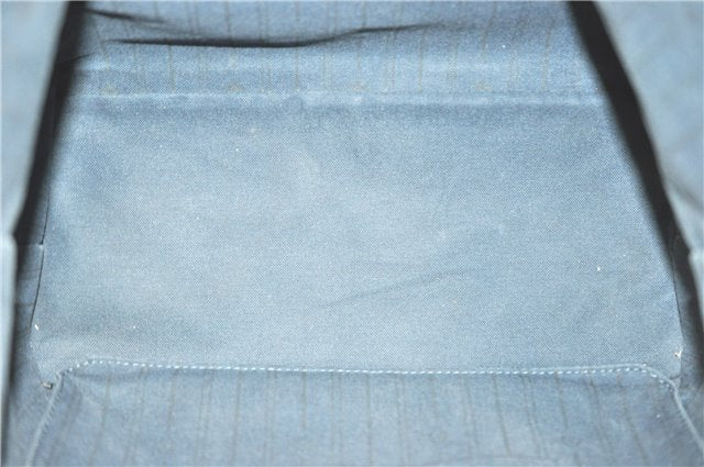 Auth Louis Vuitton Monogram Idylle Neverfull MM Tote Bag Navy M40514 LV J1851