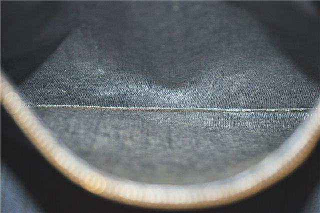 Auth Louis Vuitton Monogram Idylle Neverfull MM Tote Bag Navy M40514 LV J1851