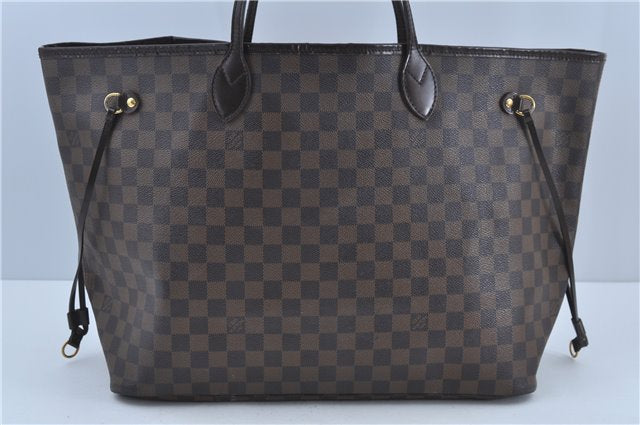 Authentic Louis Vuitton Damier Neverfull GM Shoulder Tote Bag N51106 LV J3592