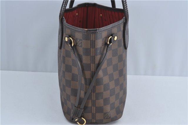 Authentic Louis Vuitton Damier Neverfull PM Shoulder Tote Bag N51109 LV J4296