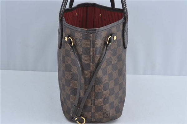 Authentic Louis Vuitton Damier Neverfull PM Shoulder Tote Bag N51109 LV J4296
