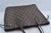 Authentic Louis Vuitton Damier Neverfull PM Shoulder Tote Bag N51109 LV J4296