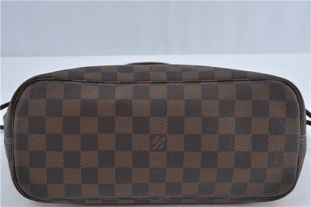 Authentic Louis Vuitton Damier Neverfull PM Shoulder Tote Bag N51109 LV J4296