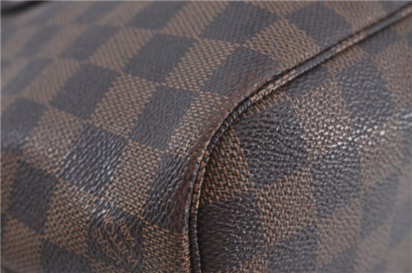 Authentic Louis Vuitton Damier Neverfull PM Shoulder Tote Bag N51109 LV J4296