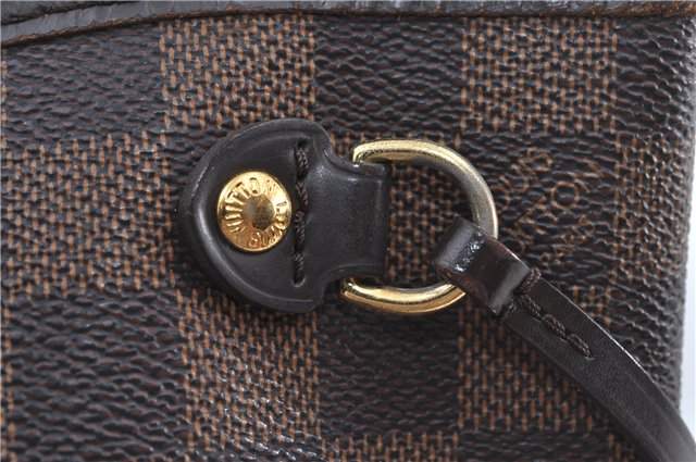 Authentic Louis Vuitton Damier Neverfull PM Shoulder Tote Bag N51109 LV J4296