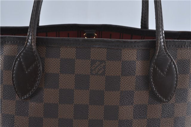 Authentic Louis Vuitton Damier Neverfull PM Shoulder Tote Bag N51109 LV J4296