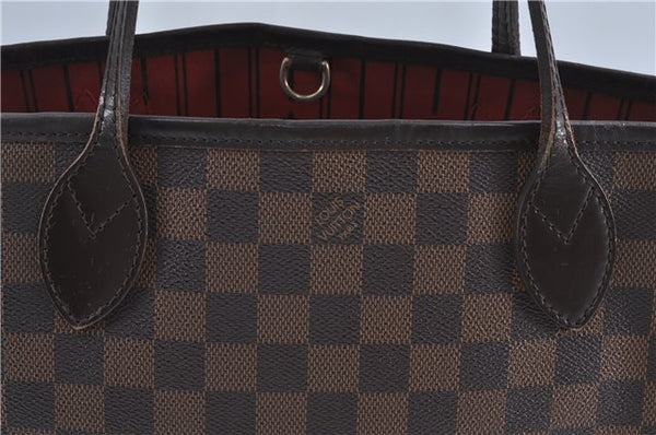Authentic Louis Vuitton Damier Neverfull PM Shoulder Tote Bag N51109 LV J4296