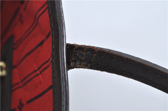 Authentic Louis Vuitton Damier Neverfull PM Shoulder Tote Bag N51109 LV J4296