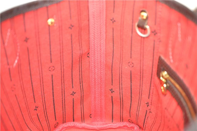 Authentic Louis Vuitton Damier Neverfull PM Shoulder Tote Bag N51109 LV J4296