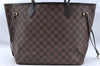 Authentic Louis Vuitton Damier Neverfull MM Shoulder Tote Bag N41358 LV J5121