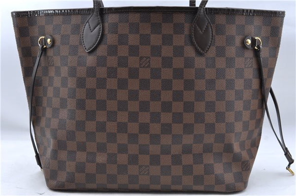 Authentic Louis Vuitton Damier Neverfull MM Shoulder Tote Bag N41358 LV J5121