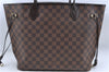 Authentic Louis Vuitton Damier Neverfull MM Shoulder Tote Bag N41358 LV J5121