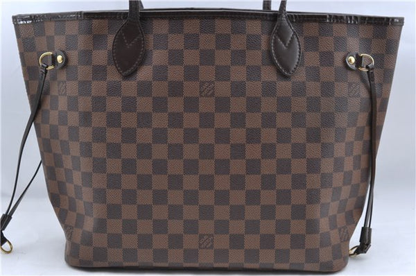 Authentic Louis Vuitton Damier Neverfull MM Shoulder Tote Bag N41358 LV J5121
