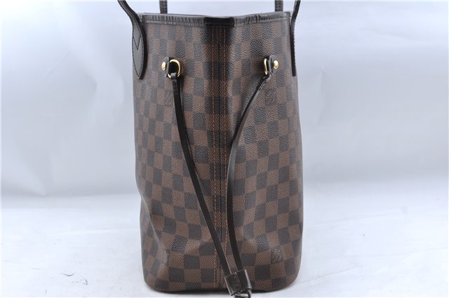 Authentic Louis Vuitton Damier Neverfull MM Shoulder Tote Bag N41358 LV J5121