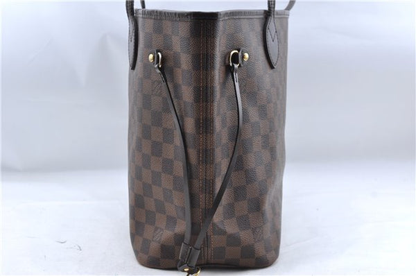 Authentic Louis Vuitton Damier Neverfull MM Shoulder Tote Bag N41358 LV J5121