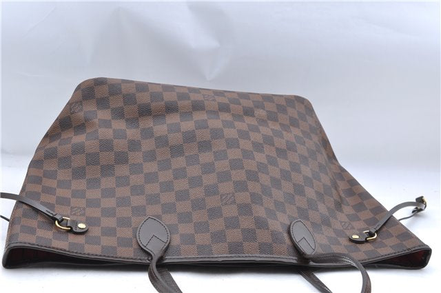 Authentic Louis Vuitton Damier Neverfull MM Shoulder Tote Bag N41358 LV J5121