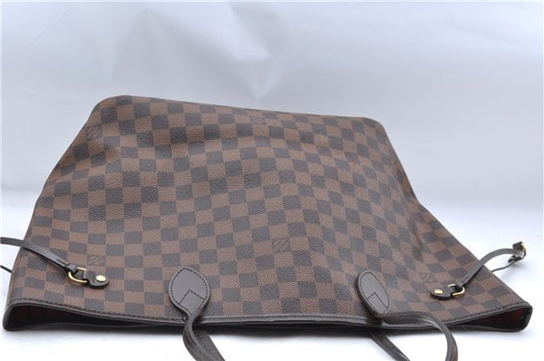 Authentic Louis Vuitton Damier Neverfull MM Shoulder Tote Bag N41358 LV J5121