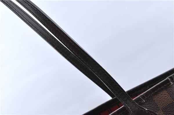 Authentic Louis Vuitton Damier Neverfull MM Shoulder Tote Bag N41358 LV J5121