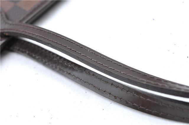 Authentic Louis Vuitton Damier Neverfull MM Shoulder Tote Bag N41358 LV J5121