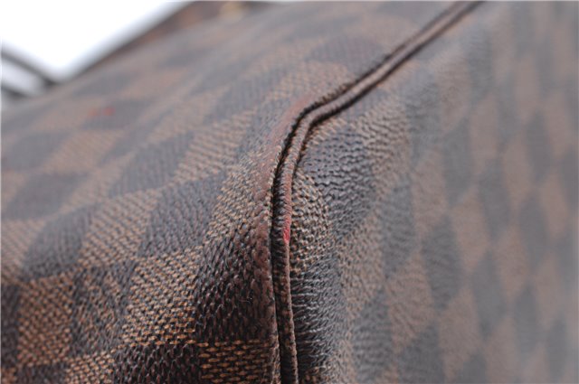 Authentic Louis Vuitton Damier Neverfull MM Shoulder Tote Bag N41358 LV J5121