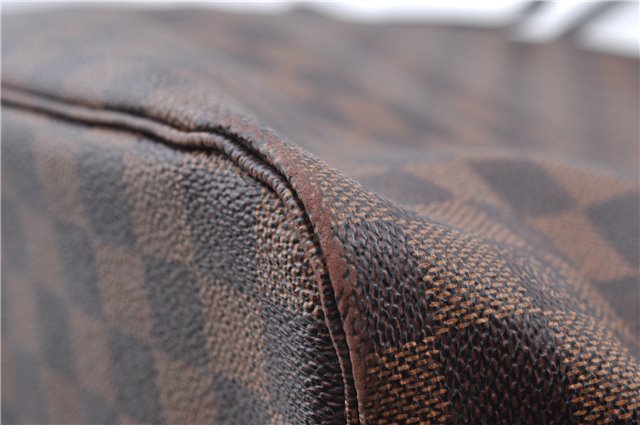 Authentic Louis Vuitton Damier Neverfull MM Shoulder Tote Bag N41358 LV J5121