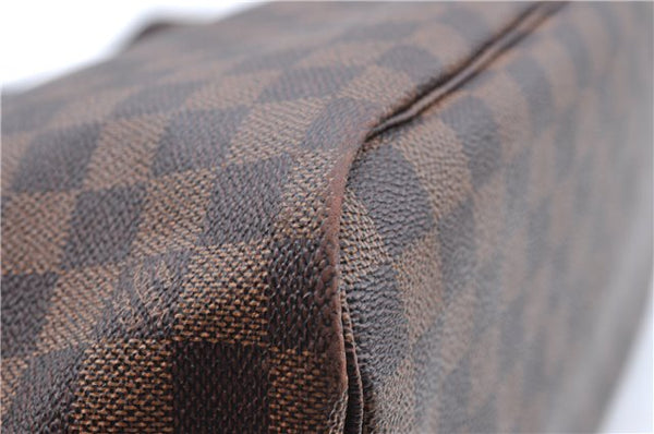Authentic Louis Vuitton Damier Neverfull MM Shoulder Tote Bag N41358 LV J5121
