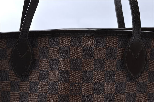 Authentic Louis Vuitton Damier Neverfull MM Shoulder Tote Bag N41358 LV J5121