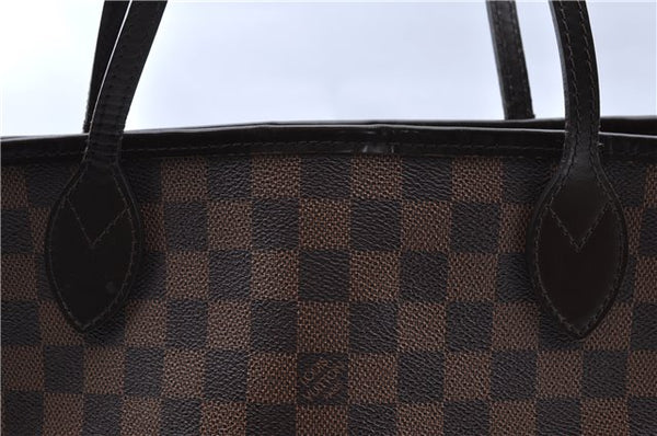 Authentic Louis Vuitton Damier Neverfull MM Shoulder Tote Bag N41358 LV J5121