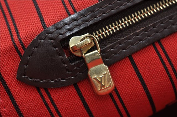 Authentic Louis Vuitton Damier Neverfull MM Shoulder Tote Bag N41358 LV J5121