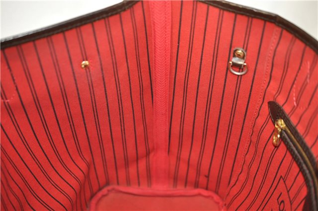 Authentic Louis Vuitton Damier Neverfull MM Shoulder Tote Bag N41358 LV J5121