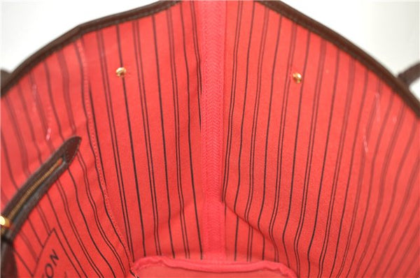 Authentic Louis Vuitton Damier Neverfull MM Shoulder Tote Bag N41358 LV J5121